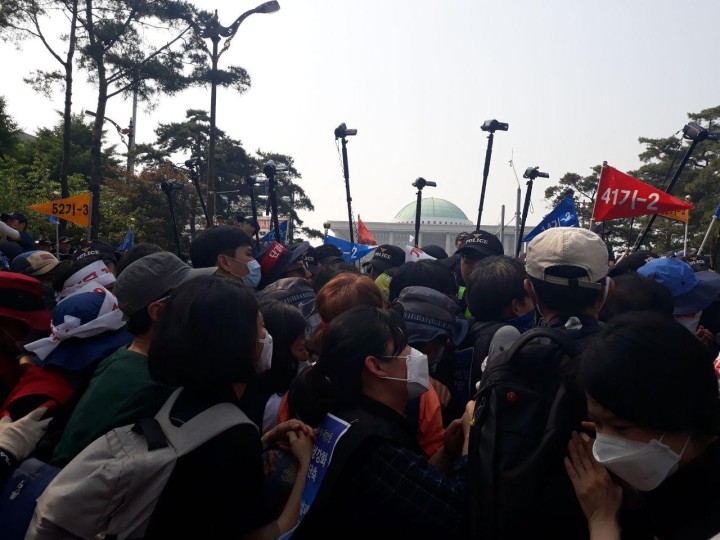 그날, 우리가 최저임금법 개악을 막기 위해 국회로 달려간 이유